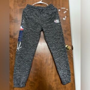 Authentic NBA Apparel Basketball Pants NBA Official Gray Sweatpants XL (18-20)